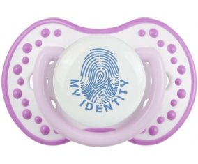 Empreinte My Identity États fédérés de Micronésie Tétine LOVI Dynamic Blanc-mauve classique