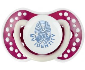 Empreinte My Identity États fédérés de Micronésie Tétine LOVI Dynamic Fuchsia phosphorescente
