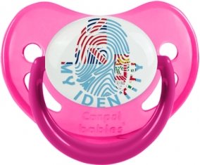 Empreinte My Identity Fidji Sucette Physiologique Rose phosphorescente
