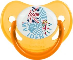Empreinte My Identity Fidji Sucette Physiologique Jaune phosphorescente
