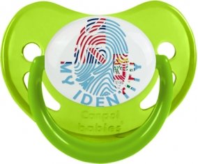 Empreinte My Identity Fidji Sucette Physiologique Vert phosphorescente