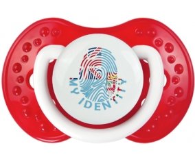 Empreinte My Identity Fidji Sucette LOVI Dynamic Blanc-rouge classique