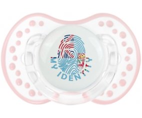 Empreinte My Identity Fidji Sucette LOVI Dynamic Retro-blanc-rose-tendre classique