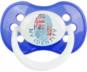 Empreinte My Identity Fidji Tétine Anatomique Bleu classique
