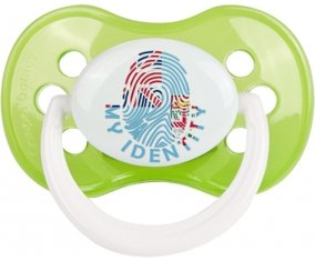 Empreinte My Identity Fidji Tétine Anatomique Vert classique