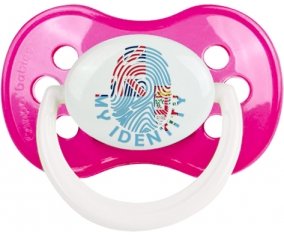 Empreinte My Identity Fidji Tétine Anatomique Rose foncé classique