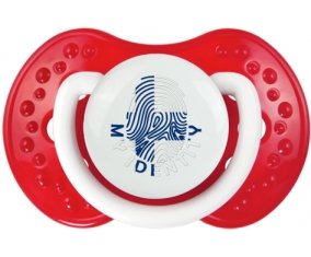 Empreinte My Identity Finlande Sucette LOVI Dynamic Blanc-rouge classique