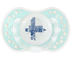 Empreinte My Identity Finlande Sucette LOVI Dynamic Retro-turquoise-lagon classique