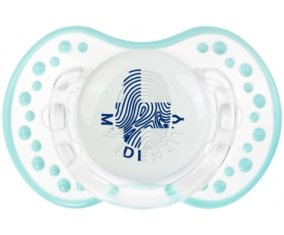 Empreinte My Identity Finlande Sucette LOVI Dynamic Retro-blanc-lagon classique