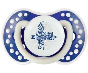 Empreinte My Identity Finlande Sucette LOVI Dynamic Bleu-marine phosphorescente