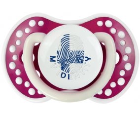 Empreinte My Identity Finlande Sucette LOVI Dynamic Fuchsia phosphorescente