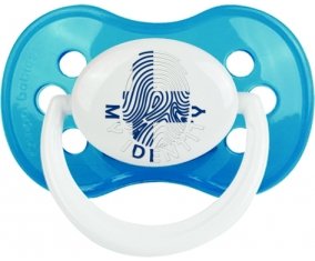Empreinte My Identity Finlande Sucette Anatomique Cyan classique
