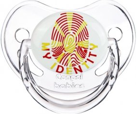 Empreinte My Identity Macédoine du Nord Tétine Physiologique Transparent classique