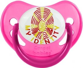 Empreinte My Identity Macédoine du Nord Tétine Physiologique Rose phosphorescente