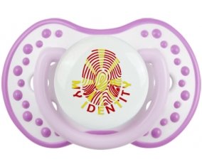 Empreinte My Identity Macédoine du Nord Sucete LOVI Dynamic Blanc-mauve classique