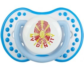 Empreinte My Identity Macédoine du Nord Sucete LOVI Dynamic Blanc-bleu phosphorescente