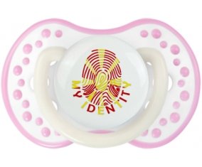 Empreinte My Identity Macédoine du Nord Sucete LOVI Dynamic Blanc-rose phosphorescente