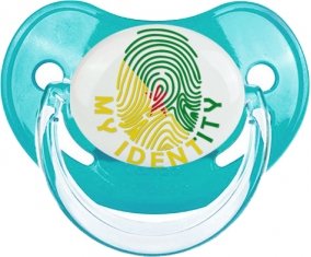 Empreinte My Identity Guyane Française Sucette Physiologique Bleue classique