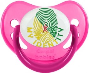Empreinte My Identity Guyane Française Sucette Physiologique Rose phosphorescente