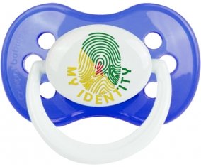 Empreinte My Identity Guyane Française Tétine Anatomique Bleu classique
