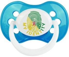 Empreinte My Identity Guyane Française Tétine Anatomique Cyan classique