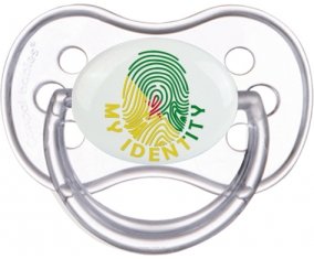 Empreinte My Identity Guyane Française Tétine Anatomique Transparente classique