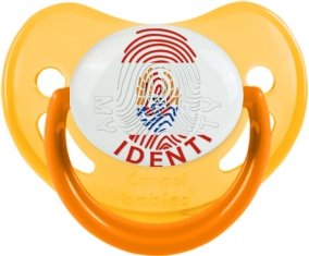 Empreinte My Identity Polynésie française Sucette Physiologique Jaune phosphorescente