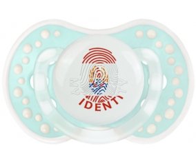 Empreinte My Identity Polynésie française Sucette LOVI Dynamic Retro-turquoise-lagon classique