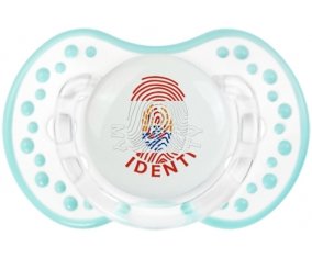 Empreinte My Identity Polynésie française Sucette LOVI Dynamic Retro-blanc-lagon classique