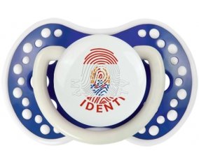 Empreinte My Identity Polynésie française Sucette LOVI Dynamic Bleu-marine phosphorescente
