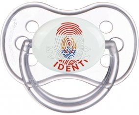 Empreinte My Identity Polynésie française Sucette Anatomique Transparente classique