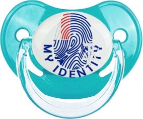 Empreinte My Identity Terres australes françaises Tétine Physiologique Bleue classique