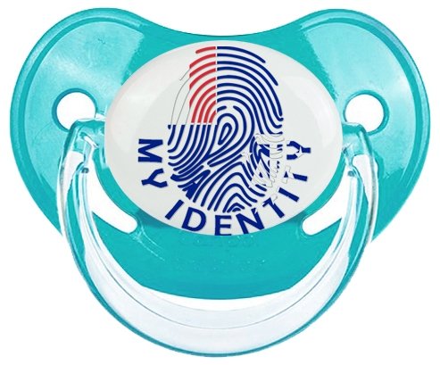 Empreinte My Identity Terres australes françaises Tétine Physiologique Bleue classique