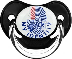 Empreinte My Identity Terres australes françaises Tétine Physiologique Noir classique