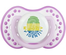 Empreinte My Identity Gabon Tétine LOVI Dynamic Blanc-mauve classique