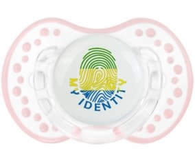 Empreinte My Identity Gabon Tétine LOVI Dynamic Retro-blanc-rose-tendre classique