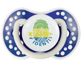 Empreinte My Identity Gabon Tétine LOVI Dynamic Bleu-marine phosphorescente