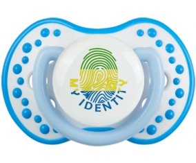 Empreinte My Identity Gabon Tétine LOVI Dynamic Blanc-bleu phosphorescente
