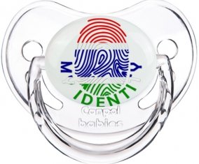 Empreinte My Identity Gambie Sucette Physiologique Transparent classique