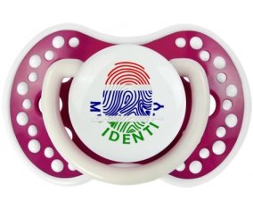 Empreinte My Identity Gambie Sucette LOVI Dynamic Fuchsia phosphorescente