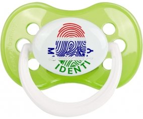 Empreinte My Identity Gambie Tétine Anatomique Vert classique