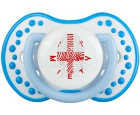 Empreinte My Identity Géorgie Sucette LOVI Dynamic Blanc-bleu phosphorescente