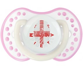 Empreinte My Identity Géorgie Sucette LOVI Dynamic Blanc-rose phosphorescente