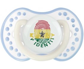 Empreinte My Identity Ghana Tétine LOVI Dynamic Blanc-cyan classique