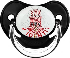 Empreinte My Identity Gibraltar Sucette Physiologique Noir classique