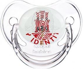 Empreinte My Identity Gibraltar Sucette Physiologique Transparent classique