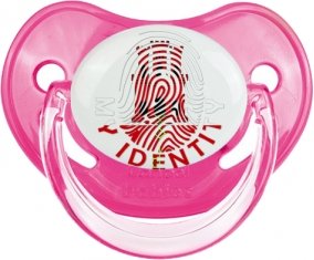 Empreinte My Identity Gibraltar Sucette Physiologique Rose classique