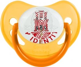 Empreinte My Identity Gibraltar Sucette Physiologique Jaune phosphorescente