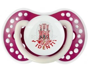 Empreinte My Identity Gibraltar Sucette LOVI Dynamic Fuchsia phosphorescente