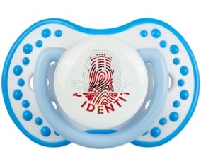 Empreinte My Identity Gibraltar Sucette LOVI Dynamic Blanc-bleu phosphorescente